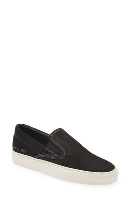 Common Projects Slip-On Sneaker in Black/White