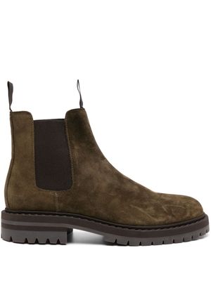 Common Projects suede Chelsea boots - Green