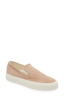Common Projects Suede Slip-On Sneaker in Taupe