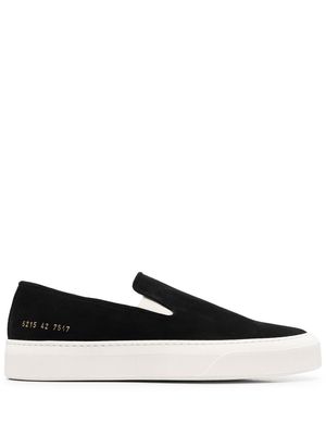 Common Projects suede slip-on sneakers - Black