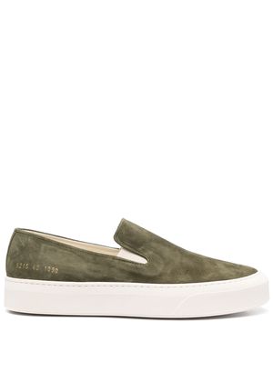 Common Projects suede slip-on sneakers - Green