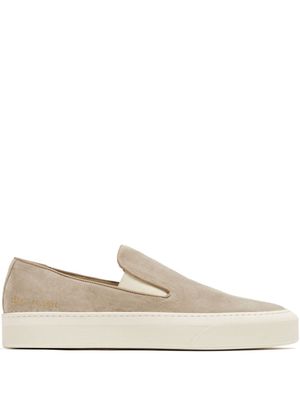 Common Projects - Suede Slip-on Sneakers - Neutrals