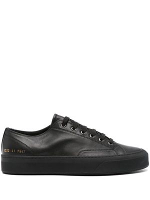 Common Projects Tournament Low leather sneakers - Black