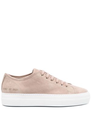 Common Projects Tournament suede sneakers - Brown