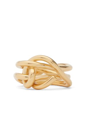 Completedworks 18kt yellow gold knot ring