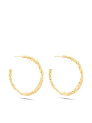Completedworks gold-plated hoop earrings