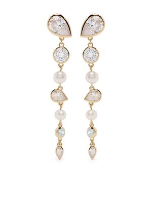 Completedworks The Light of the Past gold vermeil drop earrings