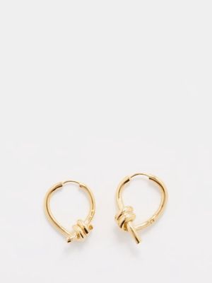 Completedworks - Woven Topaz & 18kt Gold-vermeil Earrings - Womens - Gold