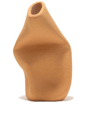 Completedworks Yesterday Is History sculpted vase - Brown
