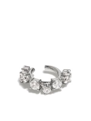 Completedworks Z25 zirconia-embellished ear cuff - Silver