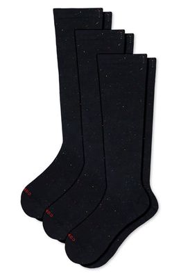 COMRAD 3-Pack Recycled Cotton Blend Knee Highs in Galaxy
