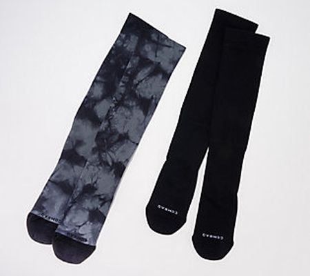 Comrad Set of 2 Nylon Knee-High Compression Socks
