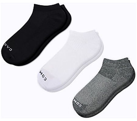 Comrad Set of 3 Nylon Ankle-Length Support Socks