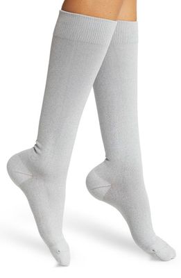 COMRAD Solid Compression Knee Highs in Heather Grey