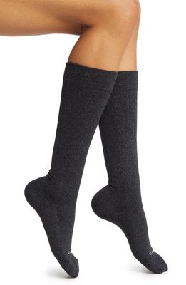 COMRAD Solid Knee Highs in Heather Charcoal