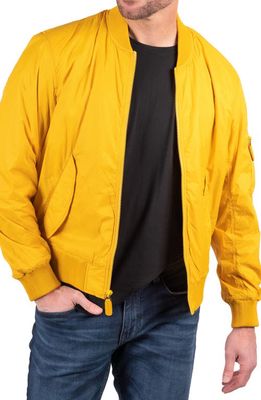 Comstock & Co. Breeze Nylon Bomber Jacket in Yellow