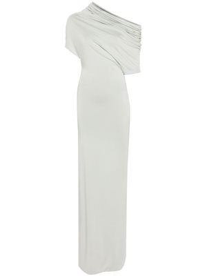 CONCEPTO cowl-neck maxi dress - Grey