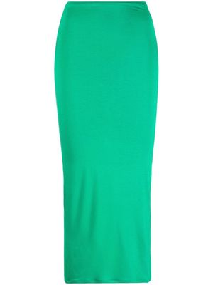 CONCEPTO cut-out detail skirt - Green