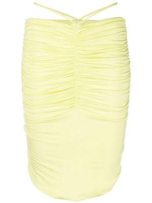 CONCEPTO ruched high-waisted skirt - Green