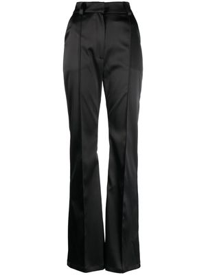 CONCEPTO Shine high-waist flared trousers - Black