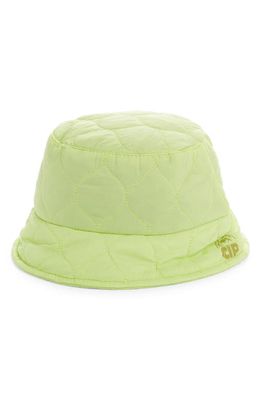 CONEY ISLAND PICNIC Alpine Quilted Bucket Hat in Pale Green