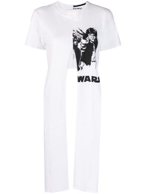 Conner Ives Kylie graphic-print long T-shirt - White