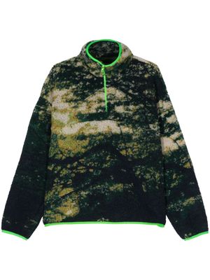 Conner Ives The Recycled Quarter Zip Fleece sweatshirt - Green