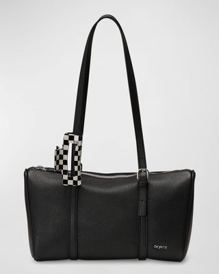 Connie Zip Leather Shoulder Bag