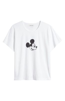 CONNOR MCKNIGHT x Disney Mickey Mouse Cotton Graphic T-Shirt in White
