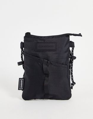 Consigned mini crossbody bag in black