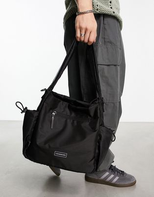 Consigned shoulder bag in black