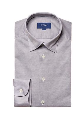 Contemporary-Fit Oxford Piqué Shirt