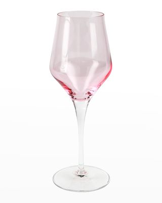 Contessa Pink Wine Glass