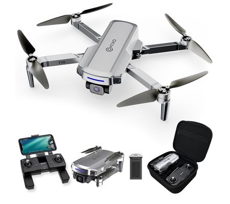 Contixo F28 Foldable GPS Drone 2K FHD Camera w/Carrying Case