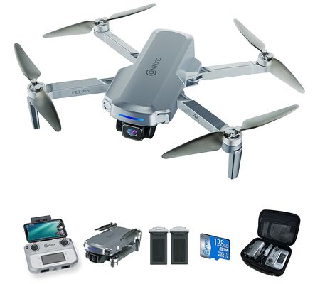 Contixo F28 Pro Foldable GPS Drone 4K UHD Camer a Bundle