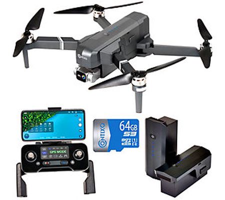 Contixo F35 4K Drone Set 64GB, 30min Flight, Qu adcopter Case