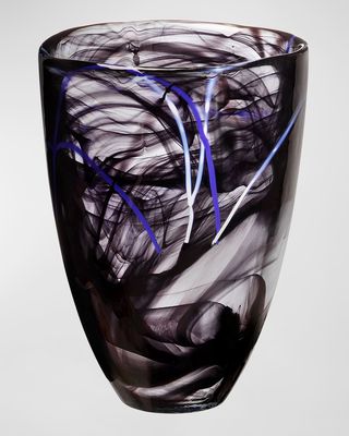 Contrast Black Vase