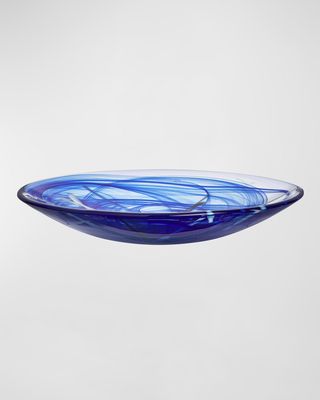 Contrast Blue Platter