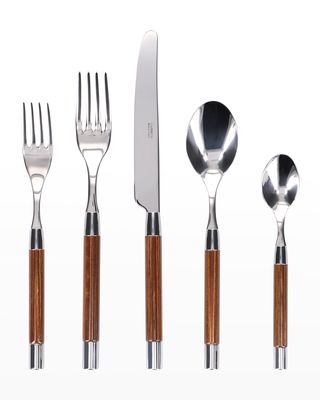 Conty 5-Piece Place Setting, Wood