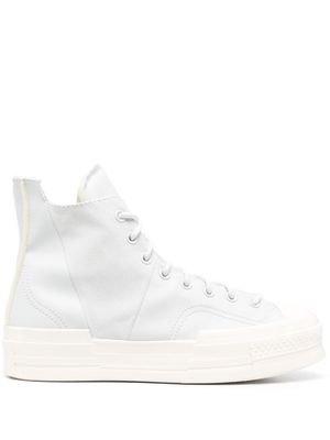 Converse asymmetric high-top suede sneakers - Blue