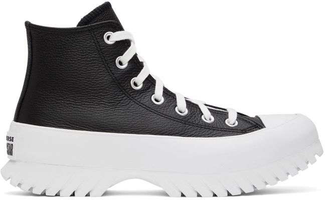 Converse Black Leather Sneakers