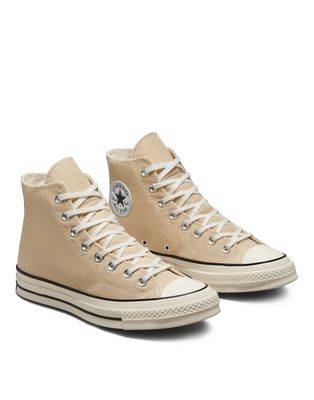 Converse Chuck 70 Hi sneakers in stone-Neutral