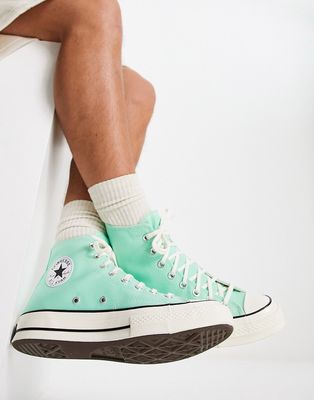 Converse Chuck 70 hi top sneakers in prism green