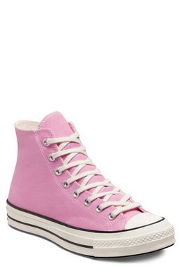 Converse Chuck 70 High Top Sneaker in Amber Pink/Egret/Black