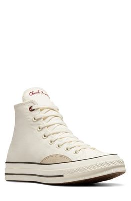 Converse Chuck 70 High Top Sneaker in Egret/Stone/Cherry Daze