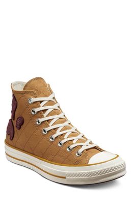Converse Chuck 70 High Top Sneaker in Honey/Bordeaux/Squirrel