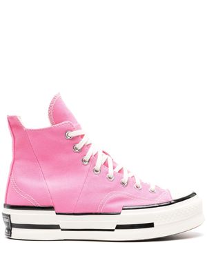 Converse Chuck 70 Plus high-top canvas sneakers - Pink