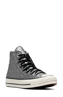 Converse Chuck Taylor All Star 70 High Top Sneaker in Gunmetal/Egret/Black