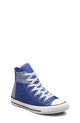 Converse Chuck Taylor All Star Colorblock High Top Sneaker in Blue/Black/White