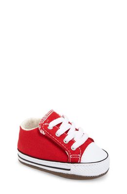 Converse Chuck Taylor All Star Cribster Canvas Crib Shoe in University Red/Natural Ivory